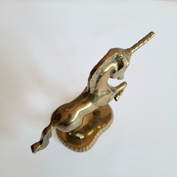 Brass Unicorn figurine. - Picture 3 of 5